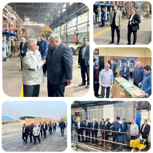 بازدید مدیر منطقه بانک صادرات  استان گیلان و  هیات همراه